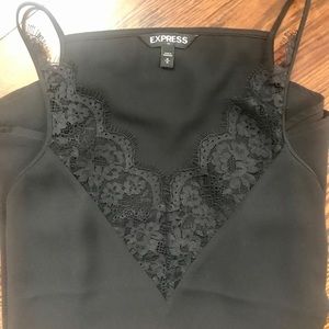 Express lace detail cami/tank top